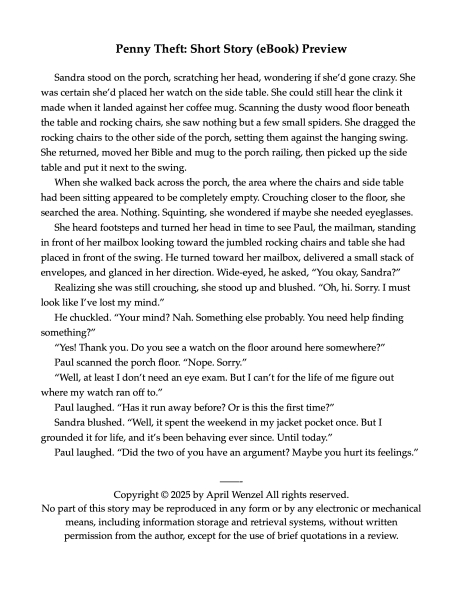 Penny Theft: Short Story (eBook)